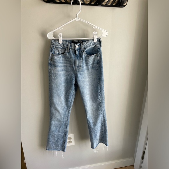 Veronica Beard Jeans Carly Kick Flare High Rise - Pebble Stone - Size 26 - Picture 4 of 15